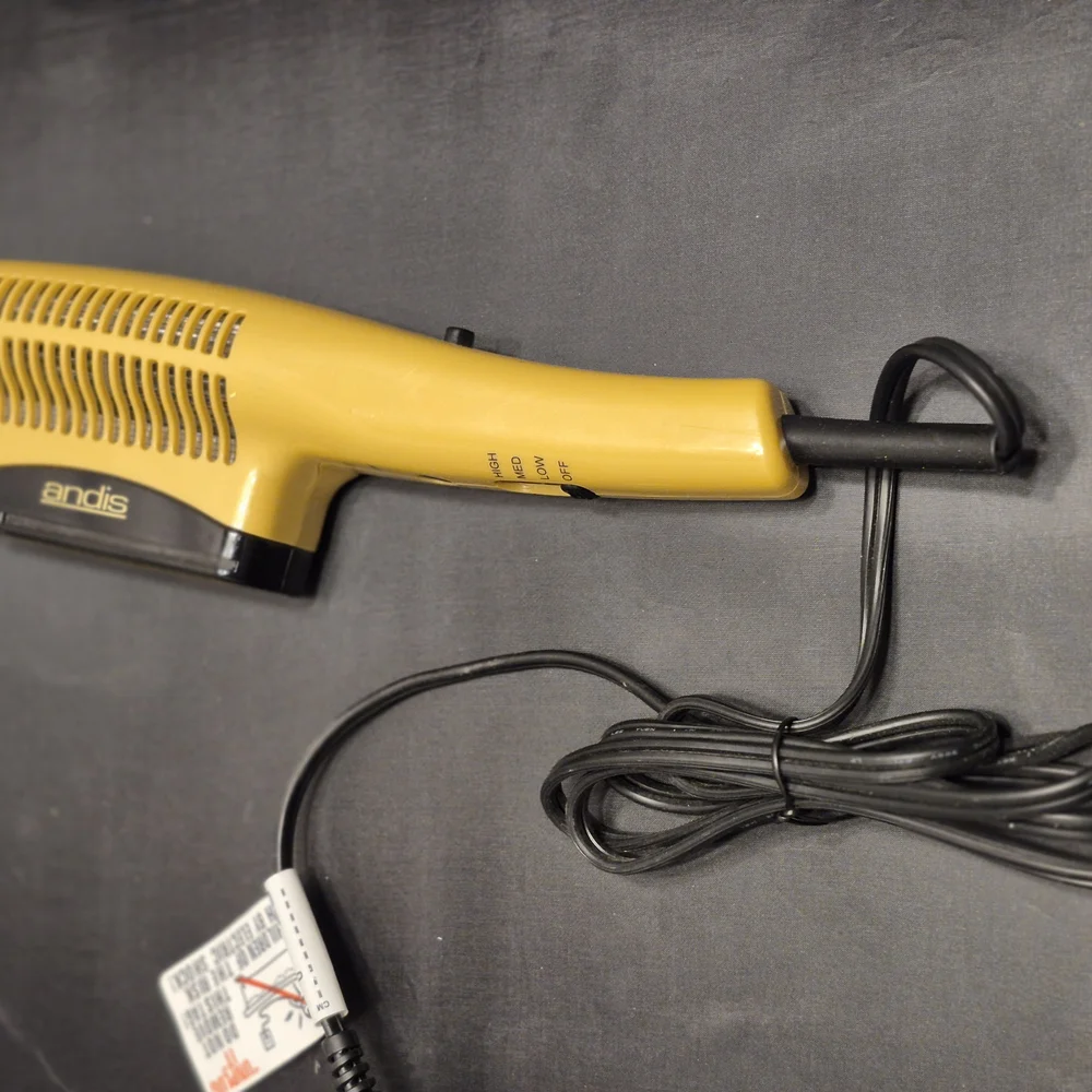 Gently USED Andis Yellow Hair Clipper with Black Cord